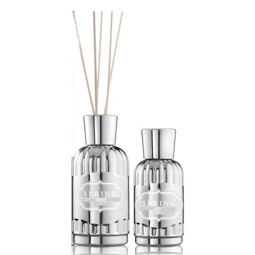 Geurstokjes 100ml zilver flesje - Spring Fragrances