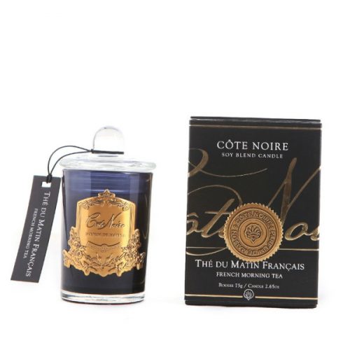 Geurkaars-French-morning-tea-goud-small-Cote-Noire