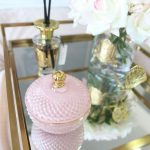 Geurkaars Art Deco rond – Pink Fragrance – Cote Noire