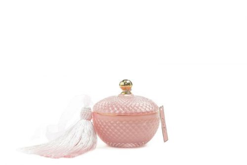 Geurkaars Art Deco rond - Pink Fragrance - Cote Noire