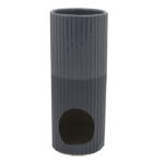 ScentSticks Burner Shiny Matt Grey 9x9x23cm