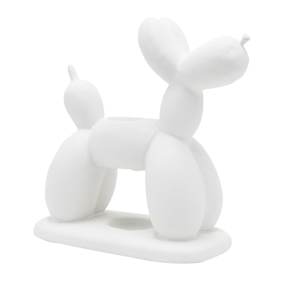 Onschuld Kerstmis Tektonisch Waxbrander Balloon Dog White 13x14x11cm - ScentChips - Interior Scent