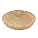 Massief houten schaaltje rond - wt0506