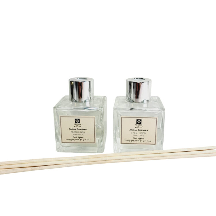 Geurstokjes FRESH LINEN 2x 30ml in cadeauverpakking