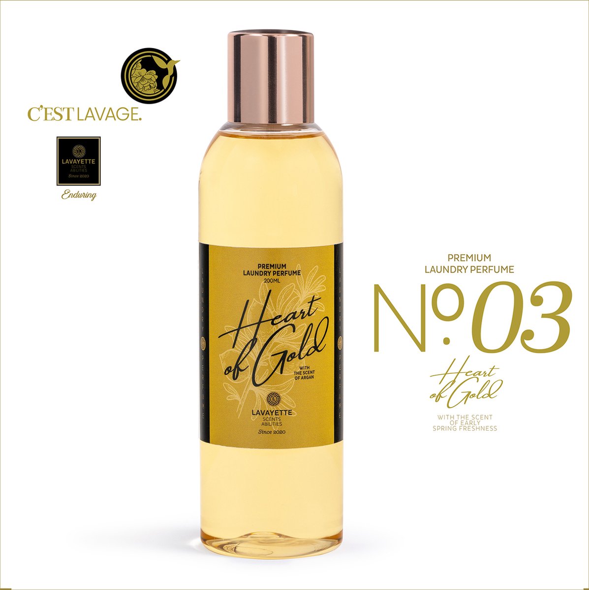 Wasparfum No.3 HEART OF GOLD 200ml - Lavayette Premium