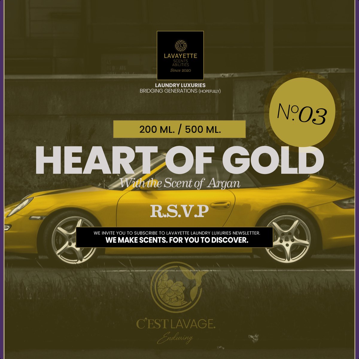 Wasparfum No.3 HEART OF GOLD 500ml – Lavayette Premium