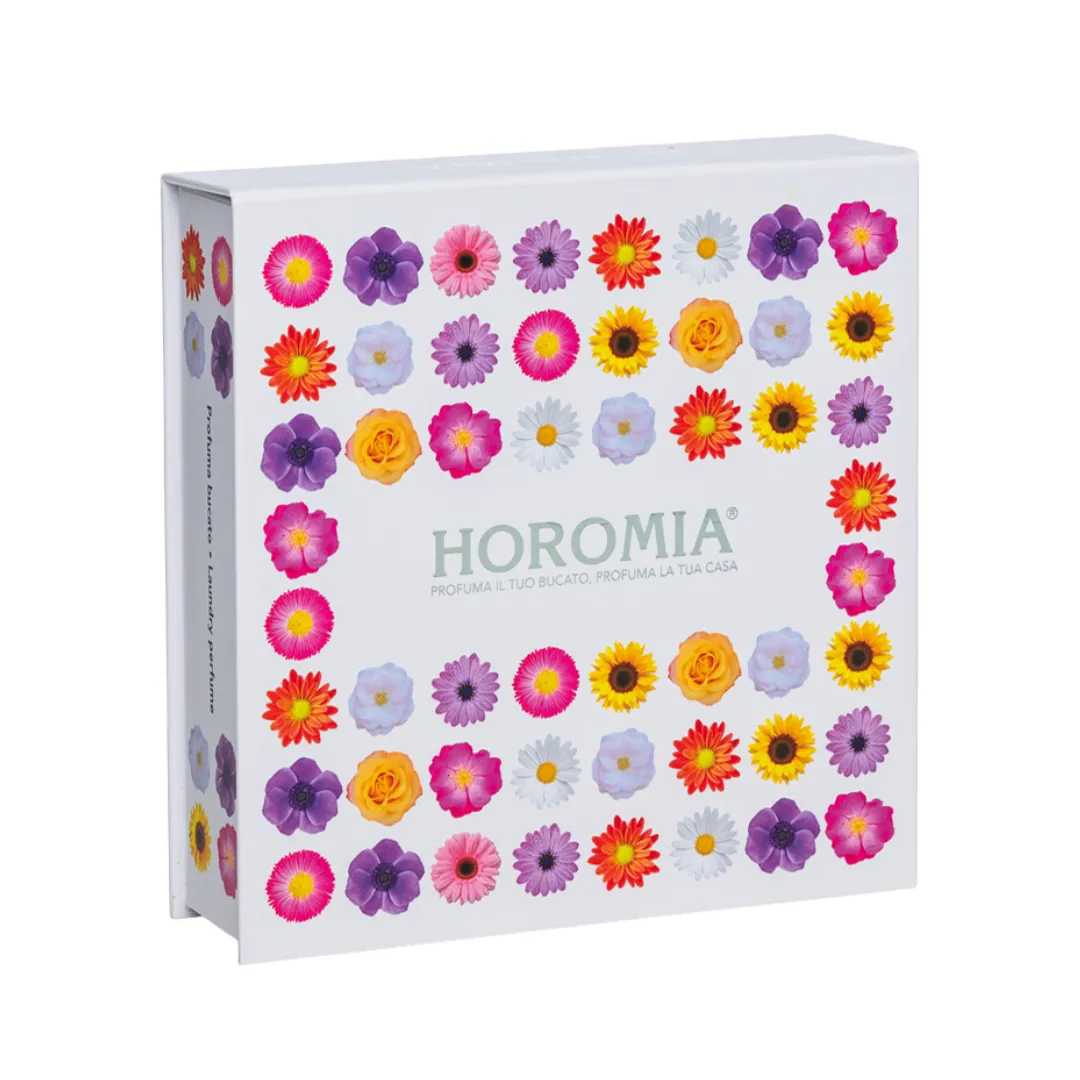 Wasparfum proefpakket met 18 zakjes van 20ml in stijlvolle cadeauverpakking – Horomia