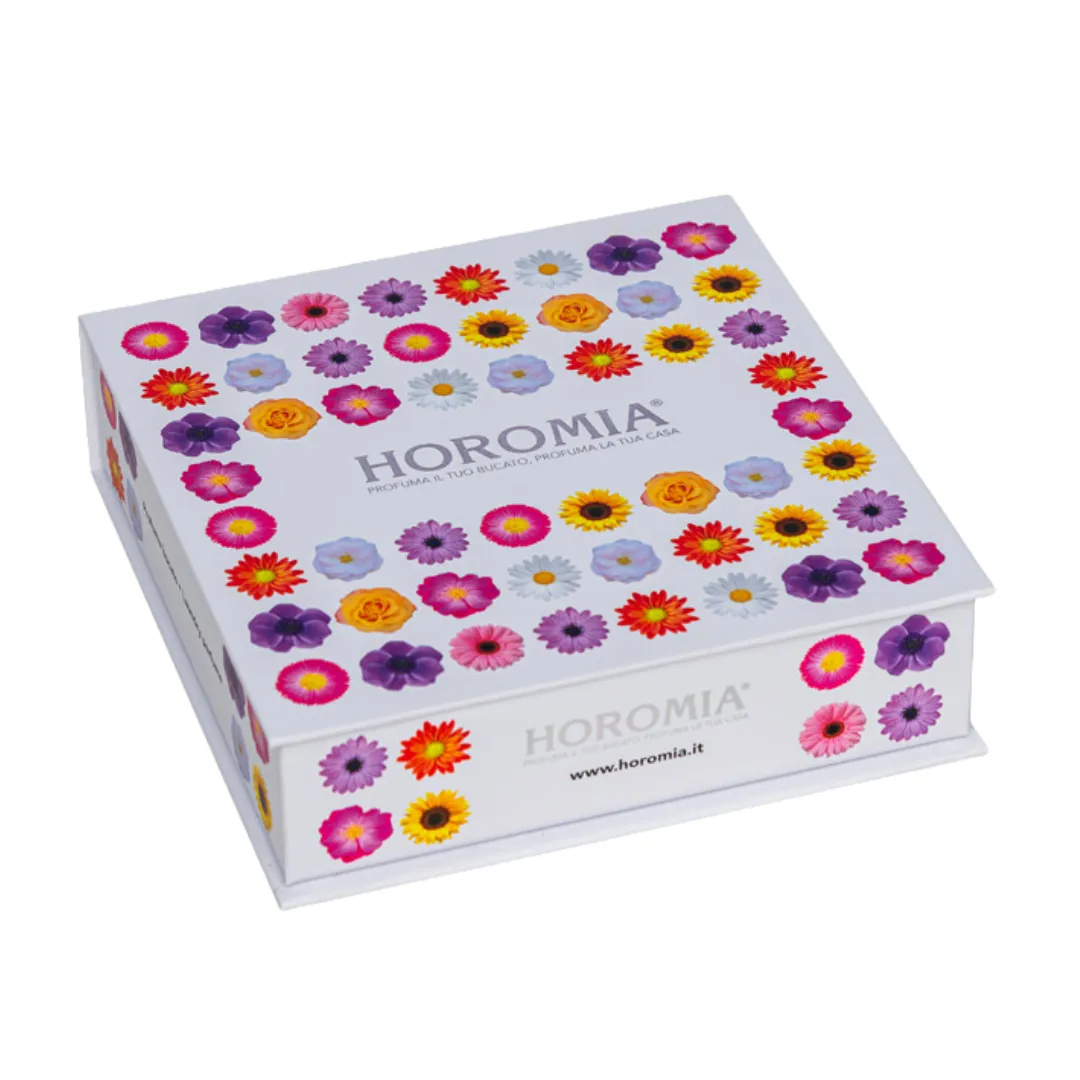 Wasparfum proefpakket met 18 zakjes van 20ml in stijlvolle cadeauverpakking – Horomia