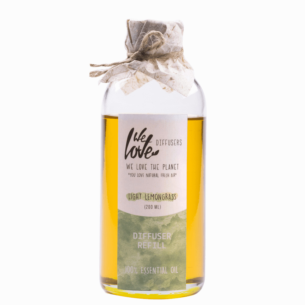 Light Lemongrass 200ml geurstokjes navulling refill – We Love The Planet
