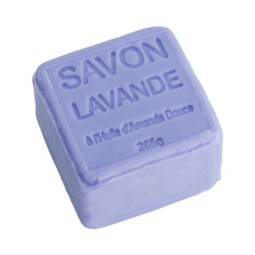 Zeep kubus LAVENDEL exfoliërend 260gr en 7x7x5cm - Savon de Provence