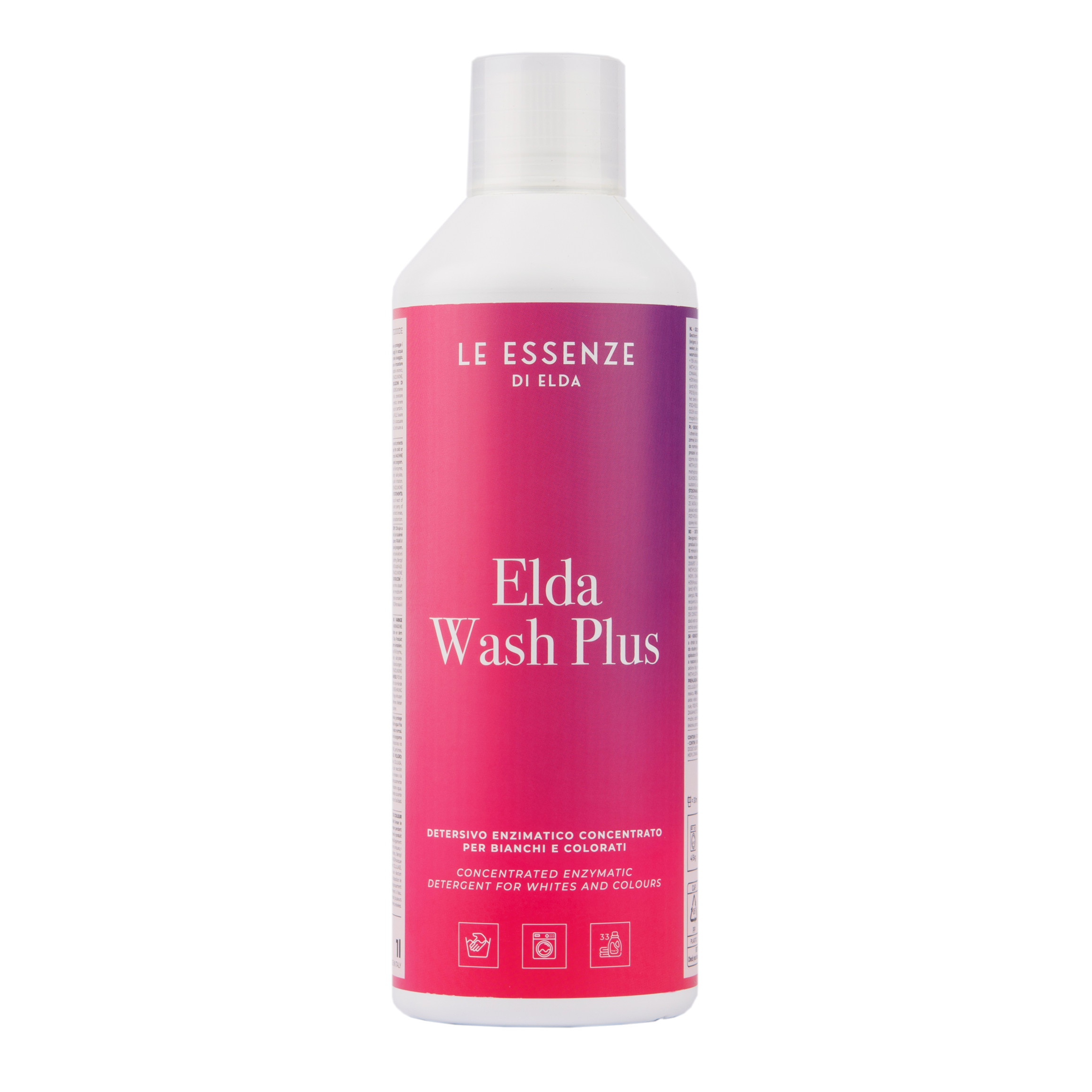 Wasmiddel Elda Wash Plus voor witte en bonte was - 1 liter - Le Essenze di Elda