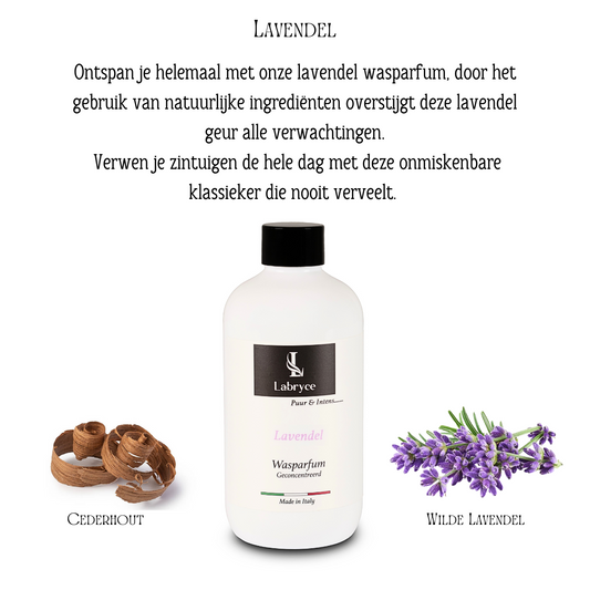 Wasparfum Lavendel 250ml - Labryce