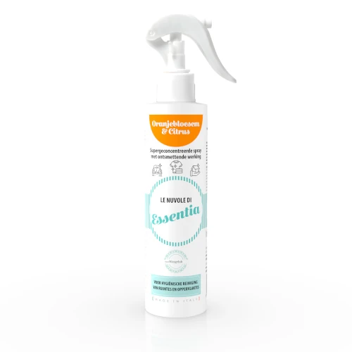 Roomspray Oranjebloesem en Citrus 250ml ontsmettingsspray – Wasgeluk Essentia