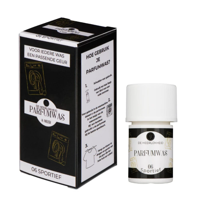 Wasparfum 06 Sportief 15ml mini proefflesje - Parfumwas De Heerlijkheid