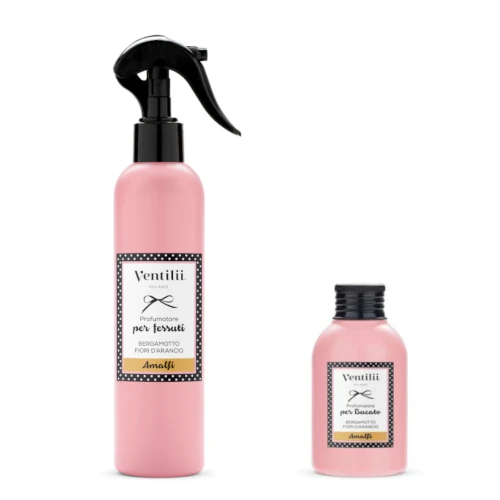 Set met wasparfum en roomspray - Amalfi – Ventilii Milano