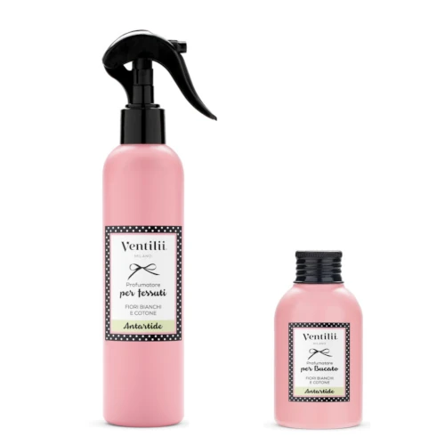 Set met wasparfum en roomspray - Antartide – Ventilii Milano
