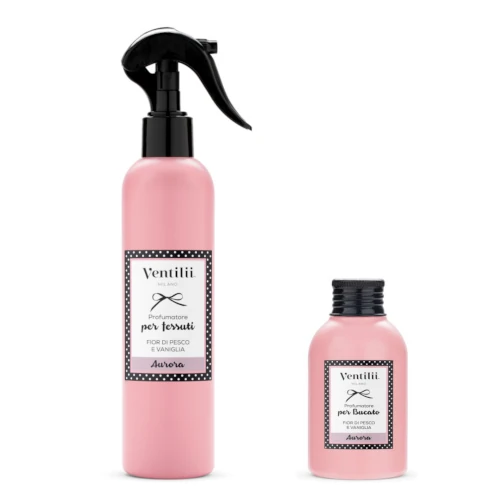 Set met wasparfum en roomspray - Aurora – Ventilii Milano