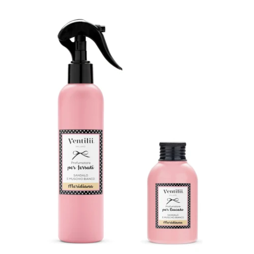 Set met wasparfum en roomspray - Meridiana – Ventilii Milano
